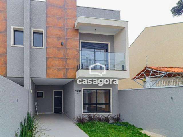 Sobrado com 3 dormitórios à venda, 123 m² por R$ 714.038,00 - Hauer - Curitiba/PR