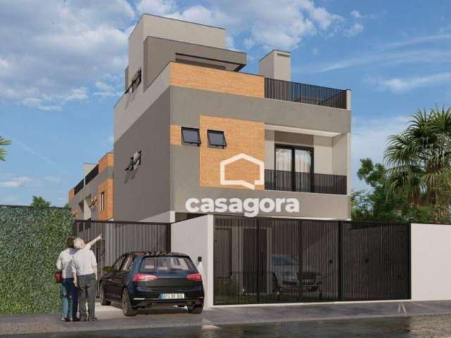 Sobrado com 3 dormitórios à venda, 103 m² por R$ 559.000,00 - Cajuru - Curitiba/PR