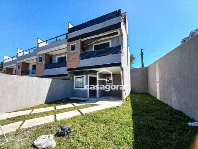 Sobrado com 3 dormitórios à venda, 93 m² por R$ 580.000,00 - Pinheirinho - Curitiba/PR