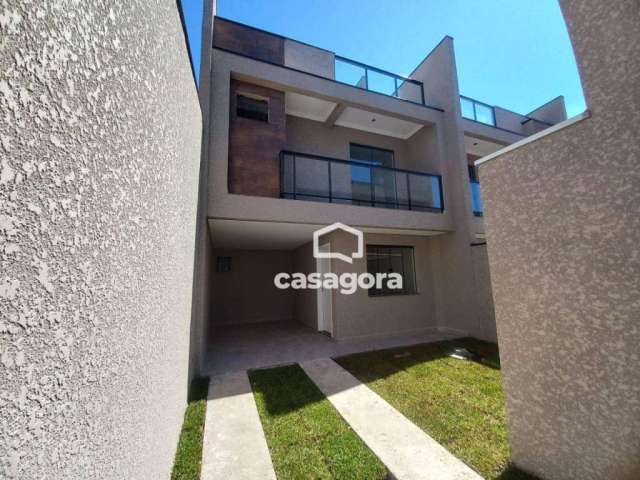 Sobrado com 3 dormitórios à venda, 112 m² por R$ 640.000,00 - Xaxim - Curitiba/PR