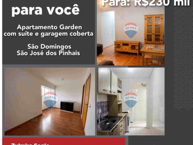 Excelente apartamento com 2 quartos sendo 1 suíte, 1 vaga de garagem coberta no São Domingos - SJP