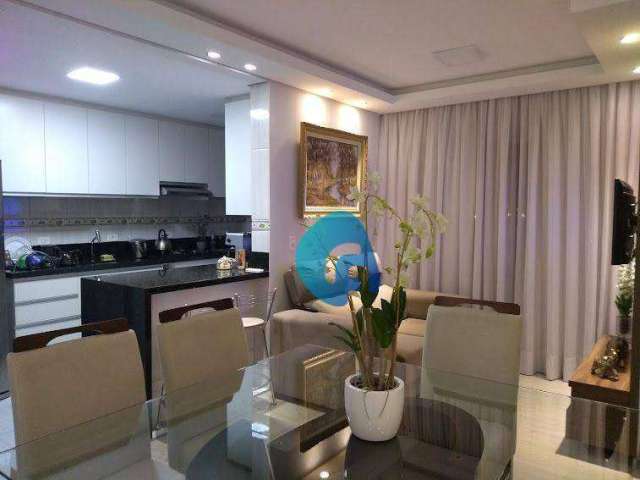 Apartamento com 2 dormitórios à venda, 57 m² por R$ 320.000,00 - Cruzeiro - São José dos Pinhais/PR