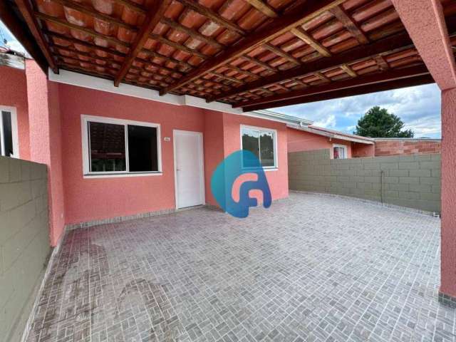Casa com 2 dormitórios à venda, 70 m² por R$ 290.000,00 - Gralha Azul - Fazenda Rio Grande/PR