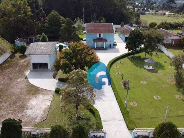 Chácara com 5 dormitórios e piscina à venda, 5000 m² por R$ 1.850.000 - Campo Largo da Roseira - São José dos Pinhais/PR