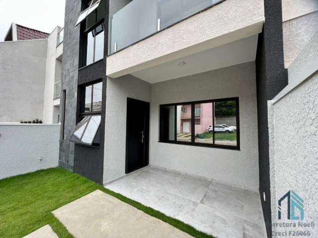 Sobrado tríplex pronto para morar 03 quartos com suíte, terraço no Pinheirinho em Curitiba PR
