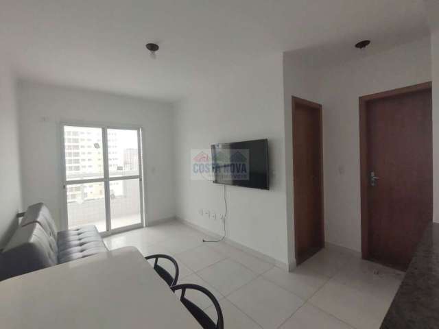 Apartamento novo, 1 dormitório, 50 m² de área útil, Bairro Aviação, Praia Grande