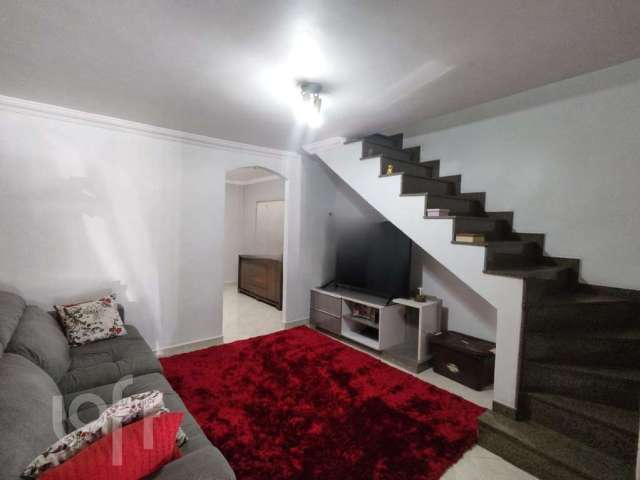 Casa em condomínio fechado com 2 quartos à venda na Rua Almir Ribeiro, 542, Vila Camilópolis, Santo André por R$ 470.000