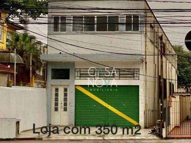 Loja, 570 m² - venda por R$ 2.200.000,00 ou aluguel por R$ 16.181,04/mês - Encruzilhada - Santos/SP