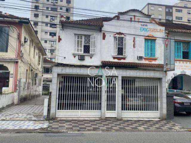 Sobrado com 3 dormitórios para alugar por R$ 9.000,00/mês - Marapé - Santos/SP