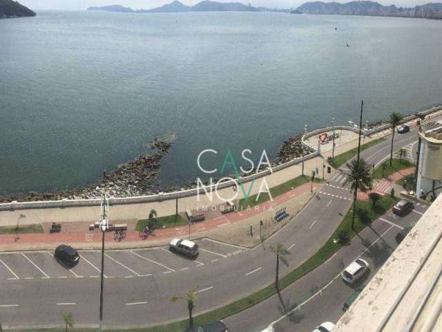 Apartamento com 1 dormitório para alugar, 50 m² por R$ 3.300,00/mês - Ponta da Praia - Santos/SP
