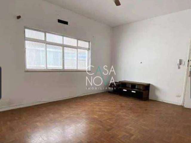 Apartamento com 3 dormitórios para alugar, 97 m² por R$ 3.497,00/mês - Gonzaga - Santos/SP