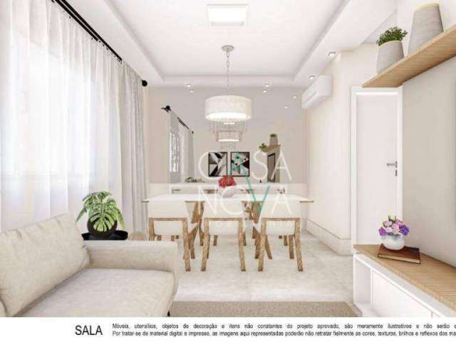 Sobrado com 3 dormitórios à venda, 175 m² por R$ 1.250.000,00 - Gonzaga - Santos/SP