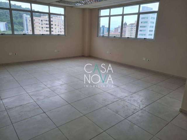 Sala para alugar, 50 m² por R$ 2.121,00/mês - Vila Matias - Santos/SP