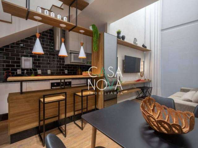 Loft com 1 dormitório à venda, 70 m² por R$ 740.000,00 - Gonzaga - Santos/SP