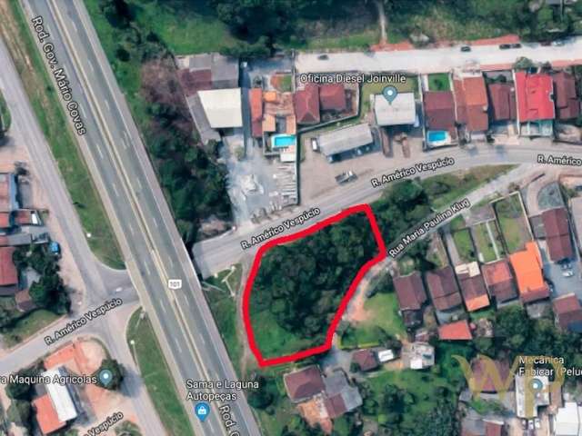 Terreno comercial à venda na Rua Américo Vespúcio, 1030, Nova Brasília, Joinville por R$ 1.500.000