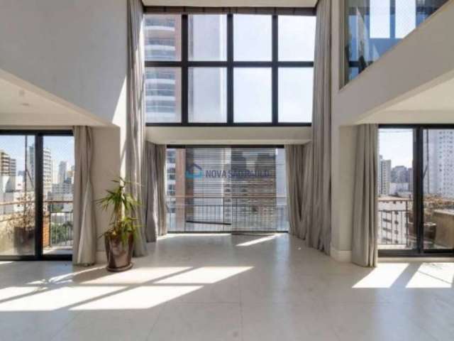 Apartamento duplex a venda com 3 suítes e 4 vagas a 600m estação Moema metro,  500m colégio Mobile