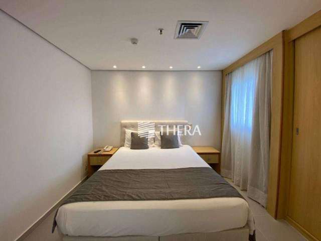 Flat para alugar, 44 m² por R$ 3.477,00 - Centro - Santo André/SP