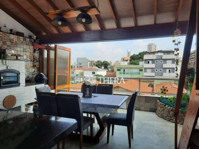 Cobertura com 2 dormitórios à venda, 110 m² por R$ 570.000,00 - Vila Scarpelli - Santo André/SP