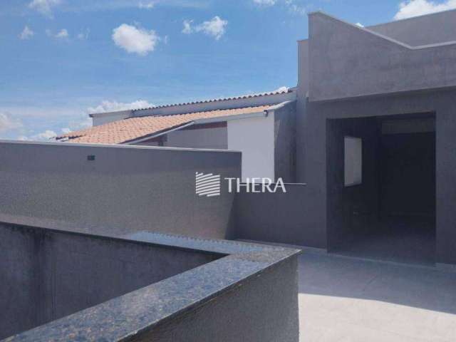 Cobertura para alugar, 100 m² por R$ 2.500,00/mês - Vila Linda - Santo André/SP