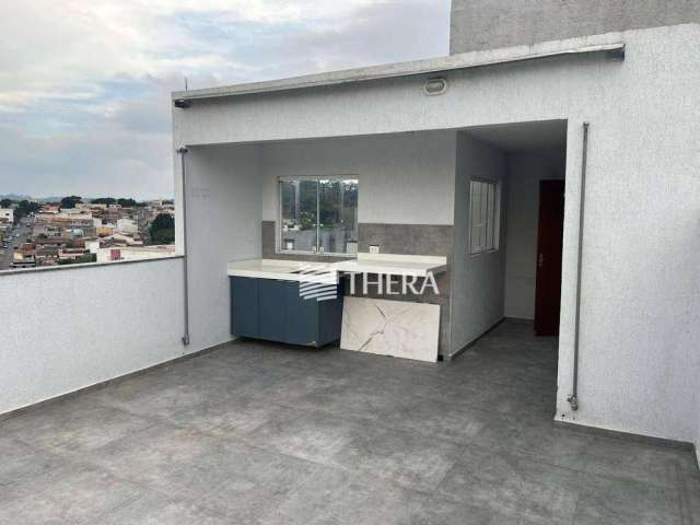 Cobertura com 2 dormitórios para alugar, 97 m² por R$ 2.450,01/mês - Vila Guarani - Mauá/SP