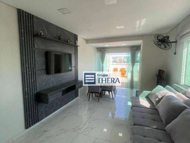 Cobertura com 3 dormitórios à venda, 140 m² por R$ 894.000,00 - Utinga - Santo André/SP