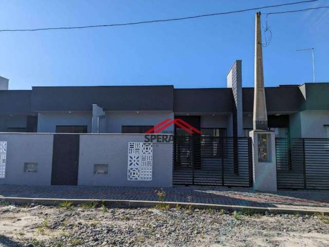 Casa com 2 dormitórios à venda, 43 m² por R$ 215.000,00 - Cambiju - Itapoá/SC