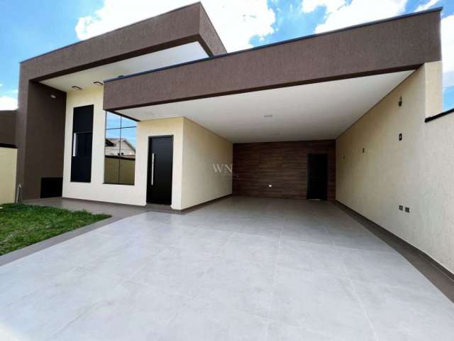 Casa com fachada moderna a venda no bairro Afonso Pena em Sao Jose dos Pinhais