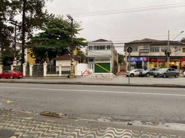 Sobrado, 350 m² - venda por R$ 2.500.000,00 ou aluguel por R$ 16.181,05/mês - Encruzilhada - Santos/SP