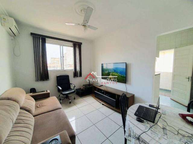 Apartamento com 2 dormitórios à venda, 60 m² por R$ 330.000,00 - Marapé - Santos/SP