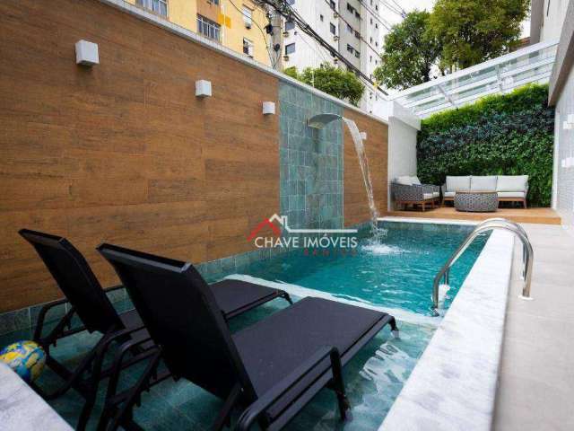 Casa com 3 dormitórios à venda, 175 m² por R$ 2.660.000,00 - Aparecida - Santos/SP