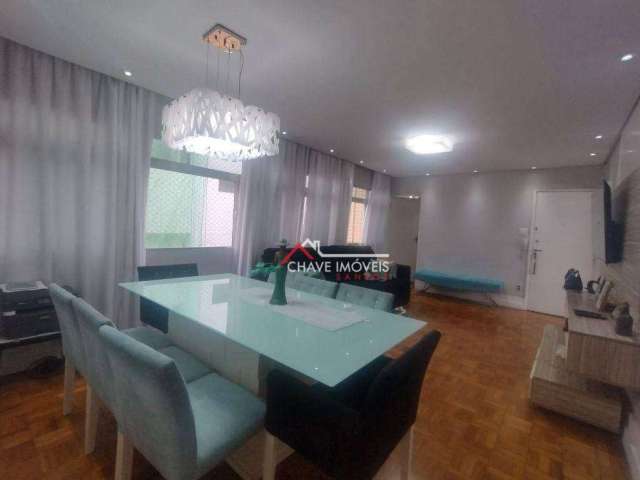 Apartamento com 3 dormitórios à venda, 94 m² por R$ 430.000,00 - Centro - São Vicente/SP