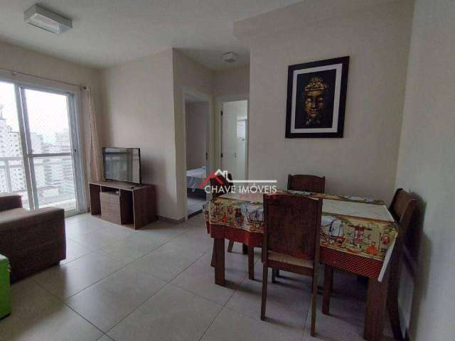 Apartamento com 2 dormitórios para alugar, 48 m² por R$ 2.500,02/mês - Ocian - Praia Grande/SP