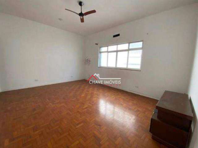 Apartamento para alugar, 97 m² por R$ 3.483,00/mês - Gonzaga - Santos/SP