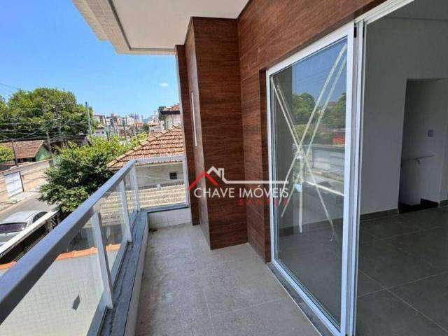 Casa com 3 dormitórios à venda, 85 m² por R$ 590.000,00 - Macuco - Santos/SP