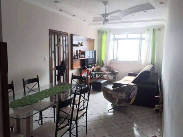 Apartamento com 2 dormitórios à venda, 75 m² por R$ 425.000,00 - Campo Grande - Santos/SP