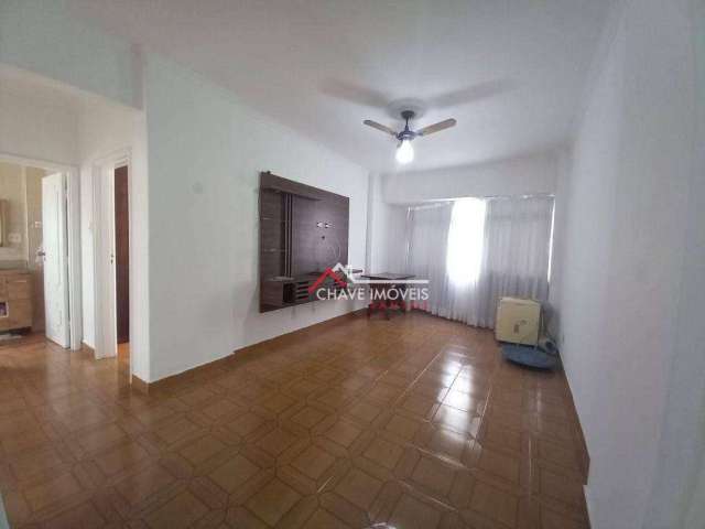 Apartamento com 1 dormitório para alugar, 59 m² por R$ 2.500,02/mês - Aparecida - Santos/SP