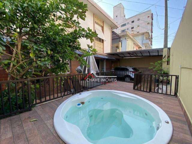 Casa com 3 dormitórios à venda, 145 m² por R$ 1.800.000,00 - Embaré - Santos/SP