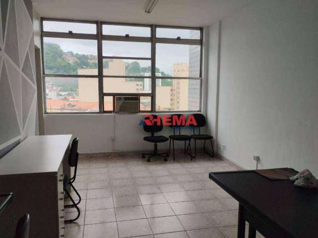 Sala para alugar, 39 m² por R$ 1.000,02/mês - Centro - Santos/SP
