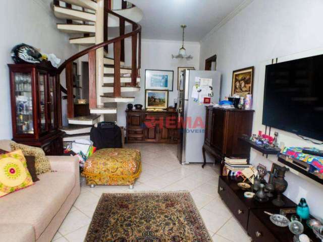 Cobertura com 3 dormitórios à venda, 215 m² por R$ 800.000,00 - Boqueirão - Santos/SP