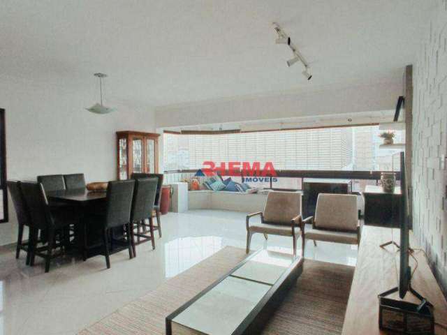 Apartamento com 3 dormitórios à venda, 154 m² por R$ 1.200.000,00 - Embaré - Santos/SP