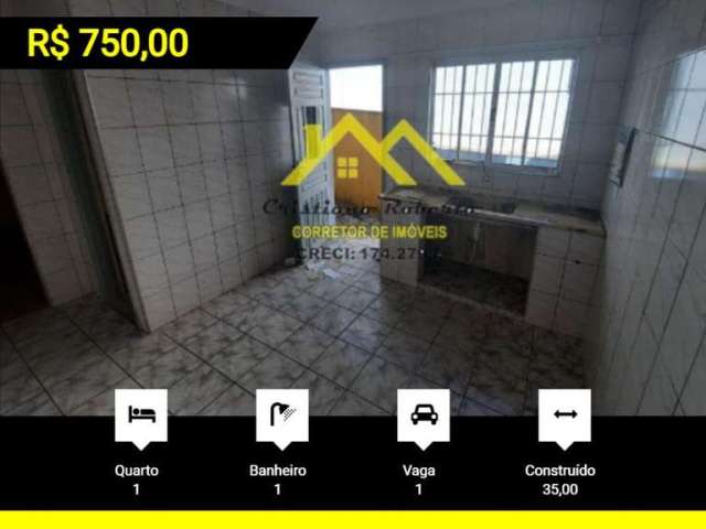 Casa para Locação em Guarulhos, Jardim Santa Cecilia, 1 dormitório, 1 banheiro, 1 vaga