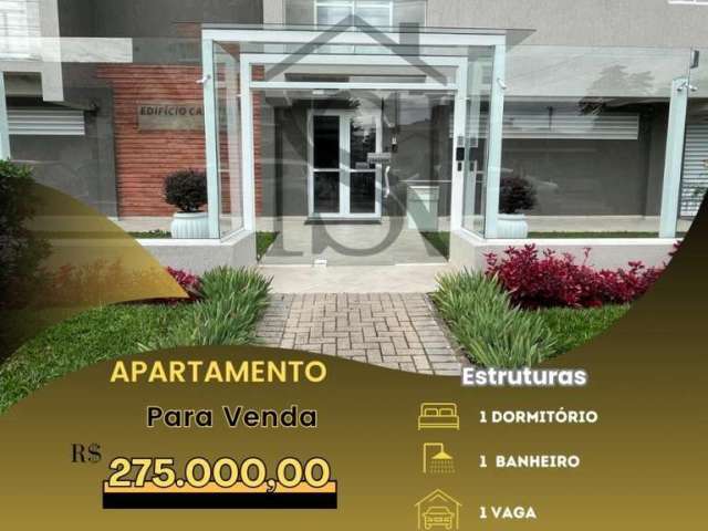 Apartamento 1 Quarto para Venda em Curitiba, Novo Mundo, 1 dormitório, 1 banheiro, 1 vaga