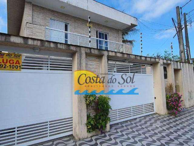 Casa com 2 dormitórios para alugar por R$ 1.600,00/mês - Mirim - Praia Grande/SP