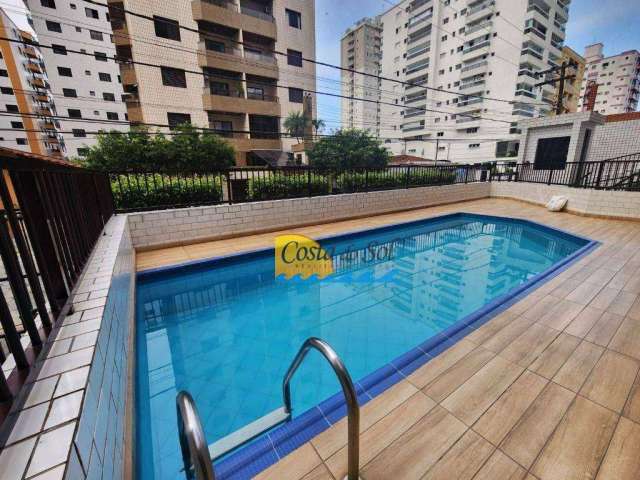 Apartamento com 2 dormitórios para alugar, 76 m² por R$ 2.100 - Vila Assunção - Praia Grande/SP