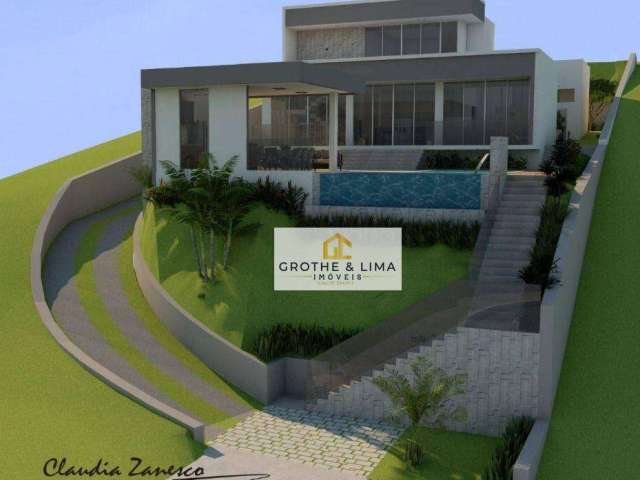 Casa com 4 dormitórios à venda, 376 m² por R$ 1.500.000,00 - Condominio Recanto Santa Barbara - Jambeiro/SP