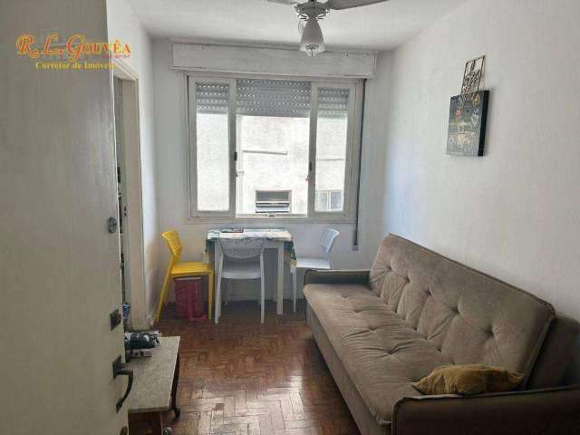 Apartamento com 1 dormitório à venda por R$ 234.000,00 - Itararé - São Vicente/SP