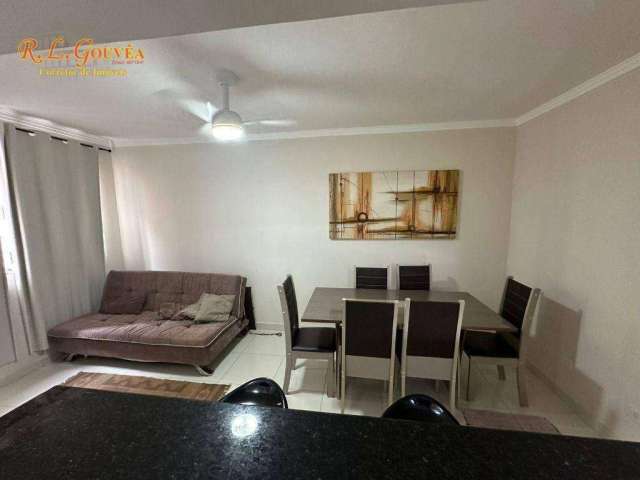 Ótimo Apartamento com 1 dormitório para alugar por R$ 2.500/mês - Pompéia - Santos/SP