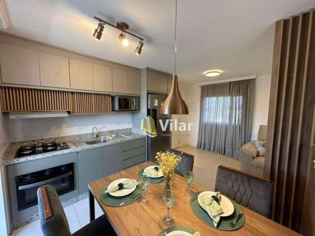 Apartamento com 2 dormitórios à venda, 53 m² por R$ 340.000,00 - Maria Antonieta - Pinhais/PR