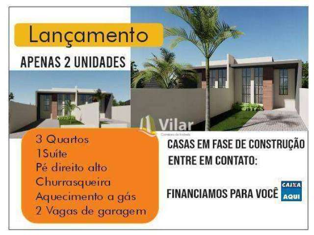 Casa com 3 dormitórios à venda, 83 m² por R$ 389.000,00 - Borda Do Campo - Quatro Barras/PR