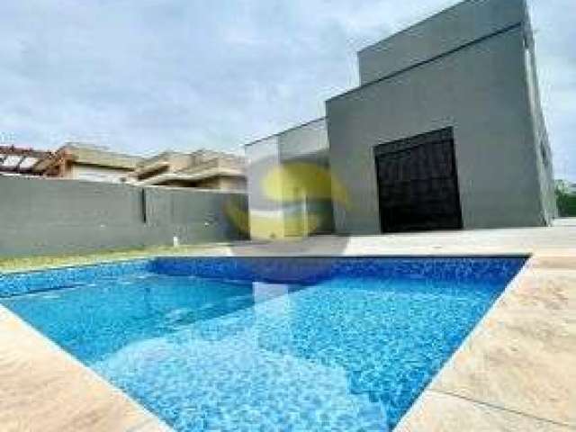 Casa moderna, Nova com 03 suites, com piscina.